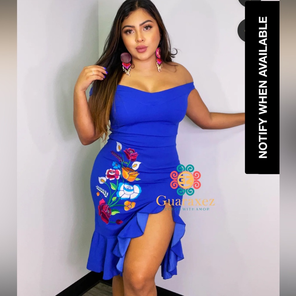 NWT Mexican Artisan Embroidered Dress from Guaraxez,